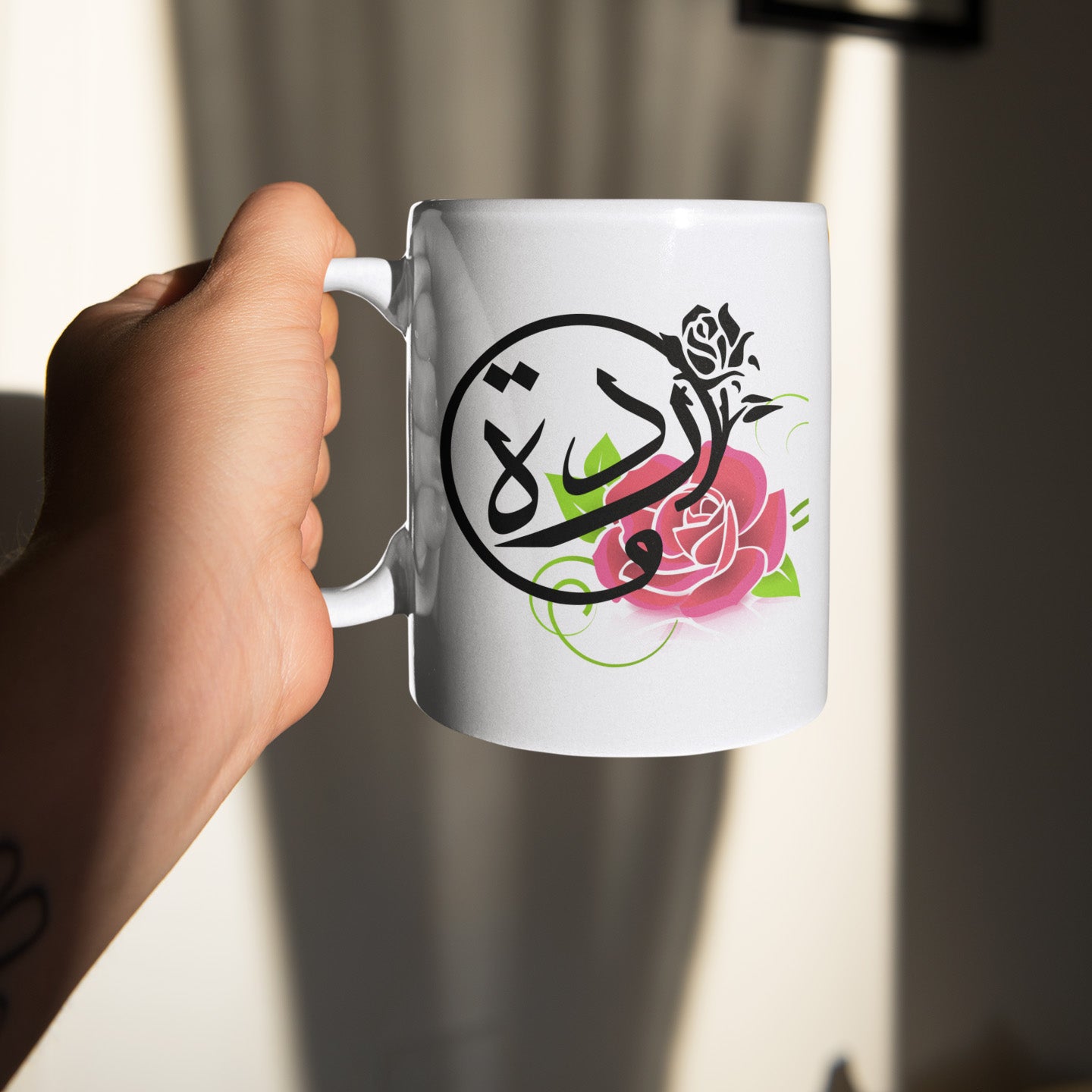Warda - Mug Calligraphie Arabe